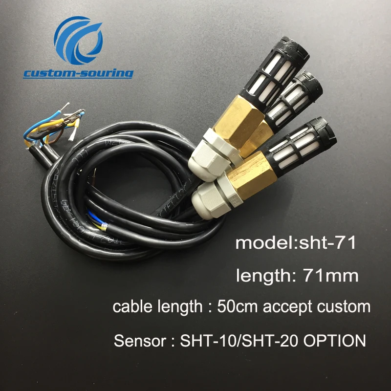 Free ship 1pc probe length 71mm double Waterproof temperature and humidity sensor SHT10 sensor probe SHT-71 soil sensor for farm
Free ship 1pc probe length 71mm double Waterproof temperature and humidity sensor SHT10 sensor probe SHT-71 soil sensor for farm