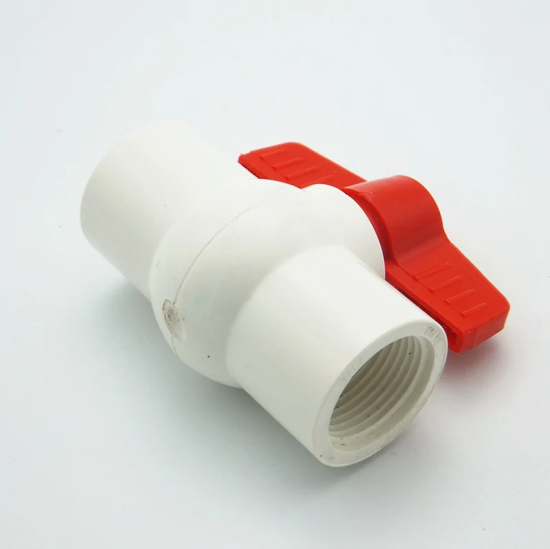 3/4" BSP Female Thread PVC Ball Valve Coupler Adapter Water Connector For Garden Irrigation System DIY
3/4" BSP Female Thread PVC Ball Valve Coupler Adapter Water Connector For Garden Irrigation System DIY