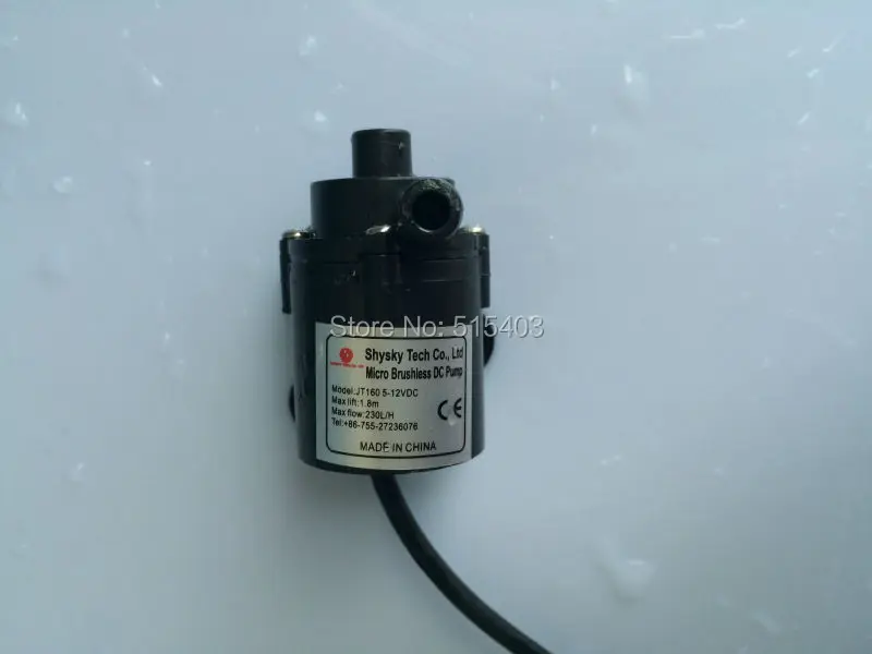 Free Shipping 20pcs Micro brushless dc pump 12V 230LPH 1.8M ultra-quiet surprisingly powerful for gardening/ fountain
Free Shipping 20pcs Micro brushless dc pump 12V 230LPH 1.8M ultra-quiet surprisingly powerful for gardening/ fountain