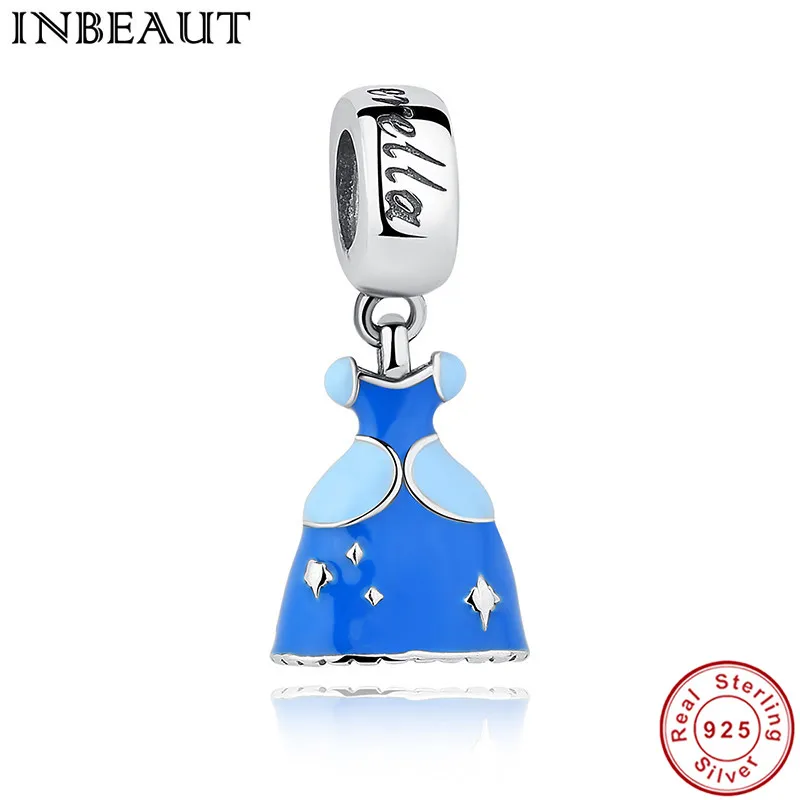 INBEAUT New Fashion Blue 925 Sterling Silver Princess Dress Skirt Charm for Wife Daughter Chain Charms fit Original Bracelet
INBEAUT New Fashion Blue 925 Sterling Silver Princess Dress Skirt Charm for Wife Daughter Chain Charms fit Original Bracelet