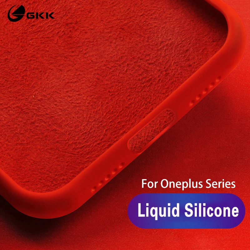 GKK Original for Oneplus 6 6t 7 Pro Case Liquid Silicone Shockproof Baby Skin Feeling Soft cover for Oneplus 6 6t 7 Pro Fundas
GKK Original for Oneplus 6 6t 7 Pro Case Liquid Silicone Shockproof Baby Skin Feeling Soft cover for Oneplus 6 6t 7 Pro Fundas