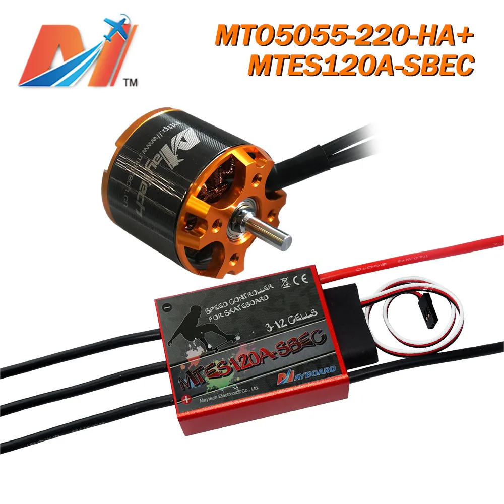 Maytech electric skate scooter mountain board 5055 220KV sensored and sensorless motor and 120A 12S ESC
Maytech electric skate scooter mountain board 5055 220KV sensored and sensorless motor and 120A 12S ESC