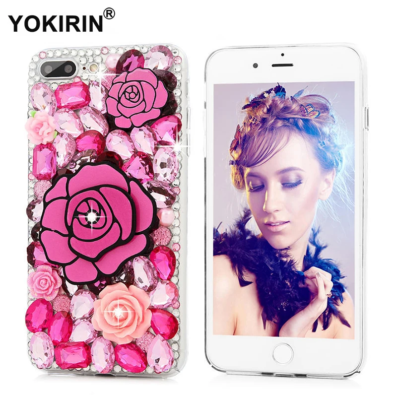 Фото YOKIRIN со стразами чехол для iPhone 7/7 Plus 3D ручной блеск diamond bling - купить