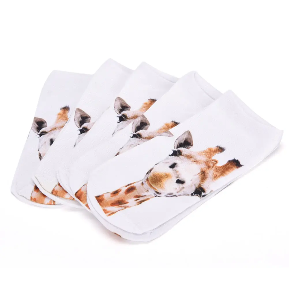 Meias 3D Women Socks Casual Cute Harajuku Funny Animal Giraffe Socks Unisex Low Cut Ankle Socks Multiple Colors
Meias 3D Women Socks Casual Cute Harajuku Funny Animal Giraffe Socks Unisex Low Cut Ankle Socks Multiple Colors