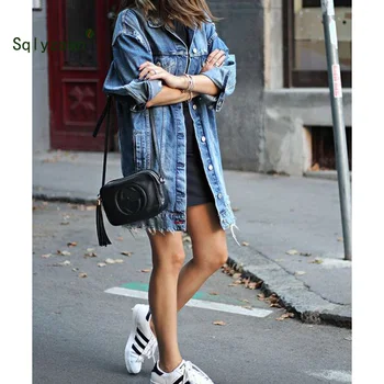 Winter Fashion Boyfriend Style Thick Denim Cardigan Jacket Women Slim Denim Zanja Coat Long Sleeve Hole Jean Jacket Outerwear
Winter Fashion Boyfriend Style Thick Denim Cardigan Jacket Women Slim Denim Zanja Coat Long Sleeve Hole Jean Jacket Outerwear