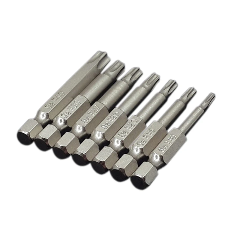 HLZS-7Pcs Set Star Bit Screwdriver Drill Bits Screw Driver Magnetic 1/4Inch Hex Shank Hand Tools Five-Pointed Star Bore Hole
HLZS-7Pcs Set Star Bit Screwdriver Drill Bits Screw Driver Magnetic 1/4Inch Hex Shank Hand Tools Five-Pointed Star Bore Hole
