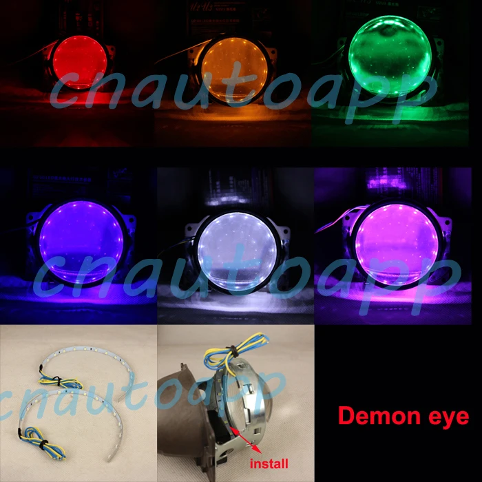 Demon Eye Led Light Devil Eyes For 3 Inch / 2.5 Inch Car Headlight Projector Lens / Motorcycle HID Xenon Projector Lens
Demon Eye Led Light Devil Eyes For 3 Inch / 2.5 Inch Car Headlight Projector Lens / Motorcycle HID Xenon Projector Lens