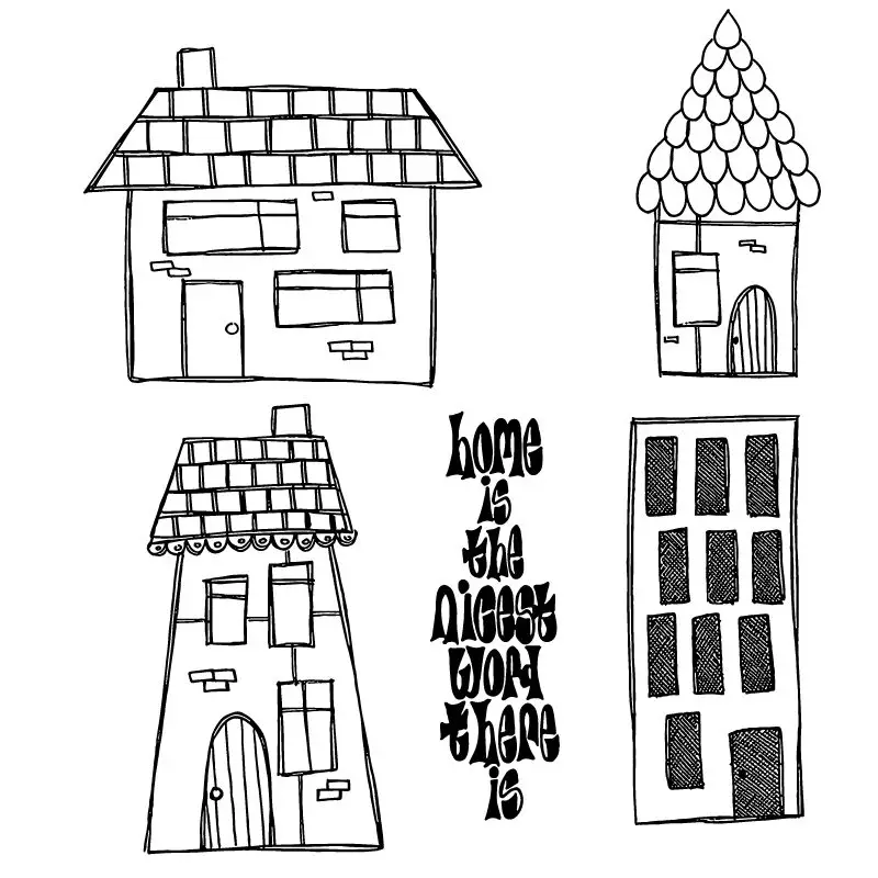 House design transparent silicone stamp / sealed DIY scrapbook / album decoration card making clear stamp supplies
House design transparent silicone stamp / sealed DIY scrapbook / album decoration card making clear stamp supplies