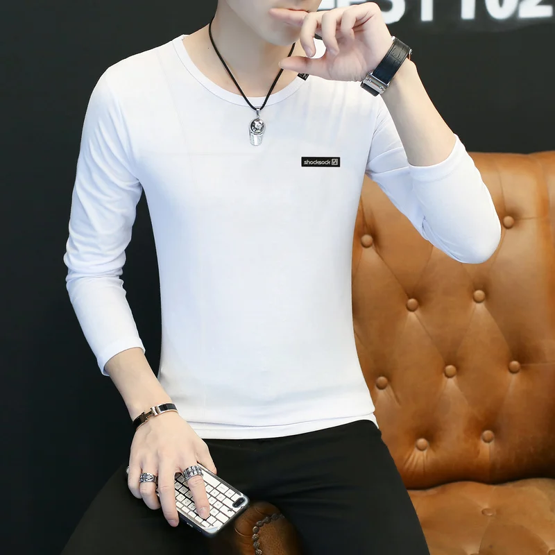 Long-sleeved Slim Spring and Summer Men's T-Shirt Round Neck Printed Cotton T-Shirt Men's Large Size S-XXXL casual Base T-shirt
Long-sleeved Slim Spring and Summer Men's T-Shirt Round Neck Printed Cotton T-Shirt Men's Large Size S-XXXL casual Base T-shirt