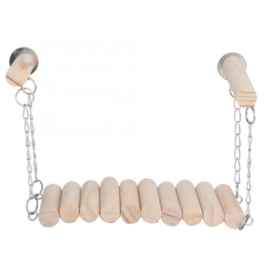 Pet Toys Natural Wood Small Animal Climbing Ladder Hamster Ladder Bridge Bird Toy Ladder Bridge Swing Hanging Small
Pet Toys Natural Wood Small Animal Climbing Ladder Hamster Ladder Bridge Bird Toy Ladder Bridge Swing Hanging Small