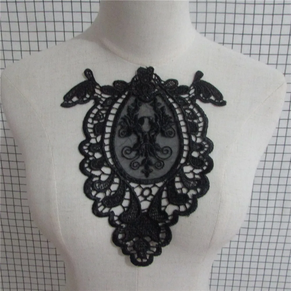 2017 Hot Sale Craft Collar black Floral Lace Applique Trim Decorated DIY Neckline Sewing Dress Decor 1pcs sell YL681
2017 Hot Sale Craft Collar black Floral Lace Applique Trim Decorated DIY Neckline Sewing Dress Decor 1pcs sell YL681