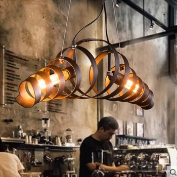 LOFT retro industrial rust black iron Rotate turbine pendant light bar coffee double head hang lamp 110-240V
LOFT retro industrial rust black iron Rotate turbine pendant light bar coffee double head hang lamp 110-240V