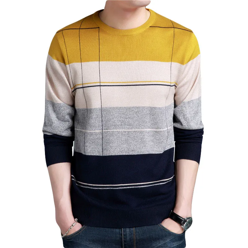 2019Pullover Men Brand Clothing Autumn Winter Wool Slim fit Sweater Men Casual Striped Pull Jumper Men Slim fit knit shirts XXXL
2019Pullover Men Brand Clothing Autumn Winter Wool Slim fit Sweater Men Casual Striped Pull Jumper Men Slim fit knit shirts XXXL