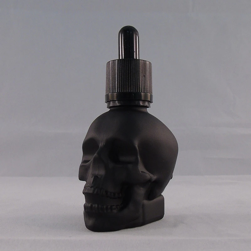 30ml skull bottle 30ml frosted black skull shape glass dropper bottle with child proof
30ml skull bottle 30ml frosted black skull shape glass dropper bottle with child proof