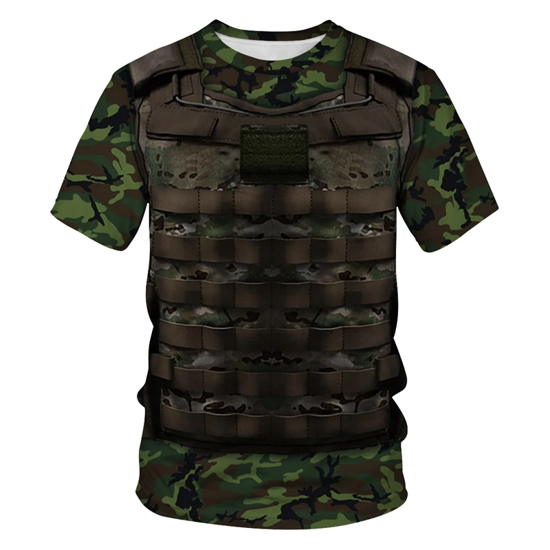 Fashion 3D T Shirt Camouflage Armor Funny Print Casual Short Sleeve T-Shirt Summer Men/Women Unisex Hip Hop Tops Tees
Fashion 3D T Shirt Camouflage Armor Funny Print Casual Short Sleeve T-Shirt Summer Men/Women Unisex Hip Hop Tops Tees