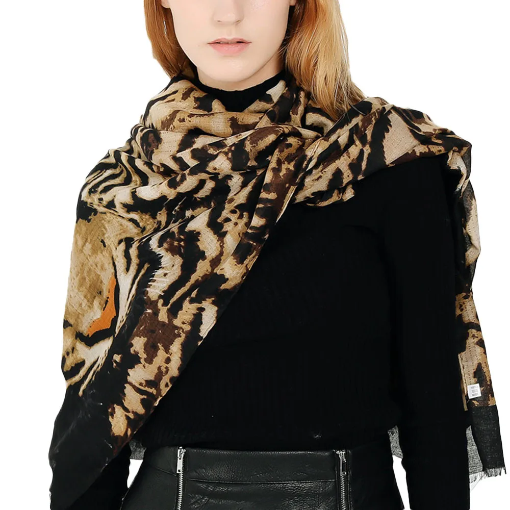 Feitong Women Winter Warm Colored Tiger leopard Shawl Collar Ladies Long Printing ScarfScarf Poncho Echarpe Femme Hiver
Feitong Women Winter Warm Colored Tiger leopard Shawl Collar Ladies Long Printing ScarfScarf Poncho Echarpe Femme Hiver