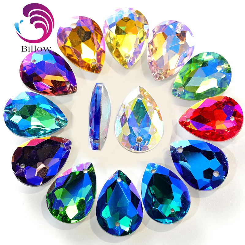 24PCS 13x18mm Teardrop Crystal Glass Sew On Rhinestones High Quality Pointback Droplet Mulit Sewing Rhinestone For Garment B3680
24PCS 13x18mm Teardrop Crystal Glass Sew On Rhinestones High Quality Pointback Droplet Mulit Sewing Rhinestone For Garment B3680