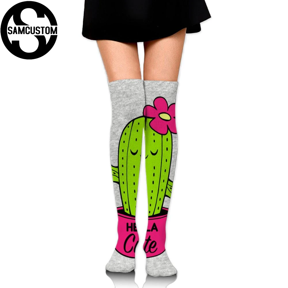 SAMCUSTOM Student dress up Knee Socks Women Cotton High Over The Knee Stockings For Ladies cactus 3D Printing Long Stocking
SAMCUSTOM Student dress up Knee Socks Women Cotton High Over The Knee Stockings For Ladies cactus 3D Printing Long Stocking
