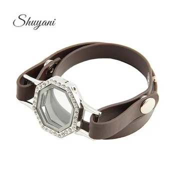 5pcs/lot 4 Colors Mix Genuine Leather Twist Heirloom Face Charm Bracelet Floating Glass Memory Living Locket Leather Bracelet
5pcs/lot 4 Colors Mix Genuine Leather Twist Heirloom Face Charm Bracelet Floating Glass Memory Living Locket Leather Bracelet