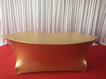Hotsell fashion modern wood folding banquet serpentine mentallic coating spandex table cover table cloth
Hotsell fashion modern wood folding banquet serpentine mentallic coating spandex table cover table cloth