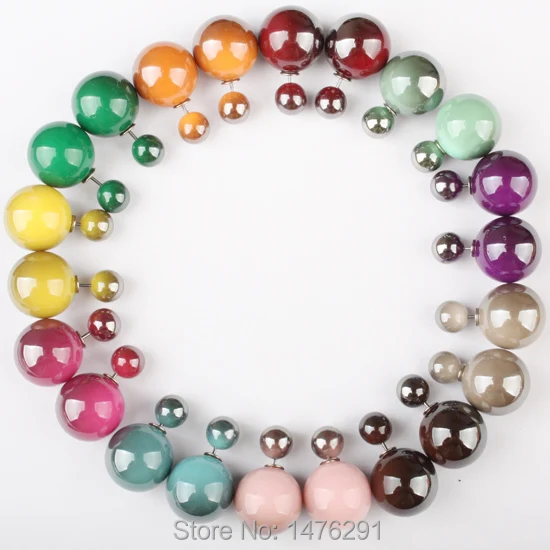 Fashion Selling Earrings 2015 Double Side Shining Pearl Imitation Opal Color Gradient Earrings For Women 1Pair
Fashion Selling Earrings 2015 Double Side Shining Pearl Imitation Opal Color Gradient Earrings For Women 1Pair