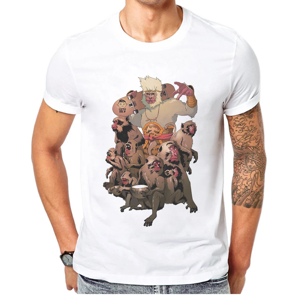 Orangutan Monkey Printed T Shirt for Men 100 Cotton Short Sleeve Skateboard Mens T-Shirt White Man Tops Tee Shirts Free Shipping
Orangutan Monkey Printed T Shirt for Men 100 Cotton Short Sleeve Skateboard Mens T-Shirt White Man Tops Tee Shirts Free Shipping