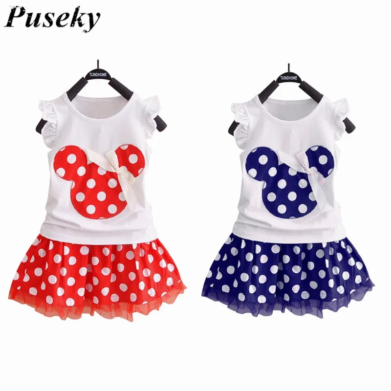 Casual Polka 2 PCS Set Cute Kids Baby Girls Clothes Minnie mickey T-shirt + Mesh Skirt Party Dress Vest Skirt Toddler Clothes
Casual Polka 2 PCS Set Cute Kids Baby Girls Clothes Minnie mickey T-shirt + Mesh Skirt Party Dress Vest Skirt Toddler Clothes