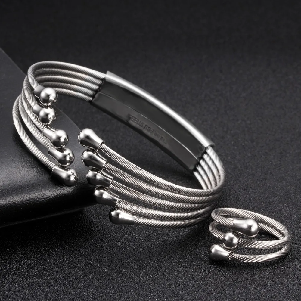 Luxury Brand Silver Chain Link Female Women Charm Wrap Bangles Soft Stainless Steel Tassel Open Fashion Cuff Bracelets
Luxury Brand Silver Chain Link Female Women Charm Wrap Bangles Soft Stainless Steel Tassel Open Fashion Cuff Bracelets