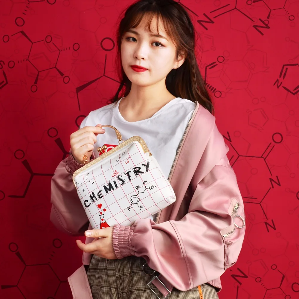 Princess sweet lolita bag Original formula for chemistry small bag female Joker personality leisure span hand-held bag CC159
Princess sweet lolita bag Original formula for chemistry small bag female Joker personality leisure span hand-held bag CC159