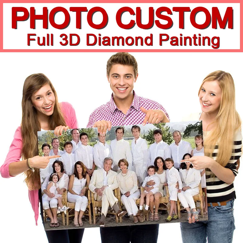 Photo Custom! Private custom! 5D DIY Diamond Painting! Make Your Own Diamond Painting Full Square Diamond Rhinestone Embroidery
Photo Custom! Private custom! 5D DIY Diamond Painting! Make Your Own Diamond Painting Full Square Diamond Rhinestone Embroidery