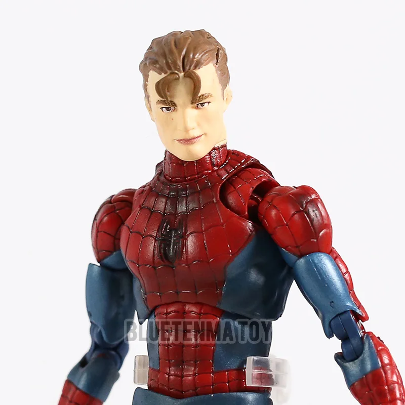 Marvel Mafex 075 Avengers Spiderman MAF075 The Amazing Spider Man PVC Action Figure Collectible Model Kids Toys Gift