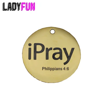 Ladyfun iPray Stainless Steel Charms-iPray Philippians 4:6 Charm for jewelry making
Ladyfun iPray Stainless Steel Charms-iPray Philippians 4:6 Charm for jewelry making