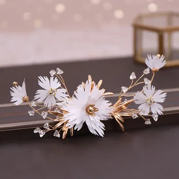 2pcs White Fairy Floral Crystal Hairpins Headpiece Flower Hair Pins Bride Hair Jewelry Performance Wedding Hair Accessories XH
2pcs White Fairy Floral Crystal Hairpins Headpiece Flower Hair Pins Bride Hair Jewelry Performance Wedding Hair Accessories XH