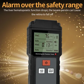 Handheld Electromagnetic Radiation Tester EMF Meter Electric Magnetic Field Detector MAL999
Handheld Electromagnetic Radiation Tester EMF Meter Electric Magnetic Field Detector MAL999