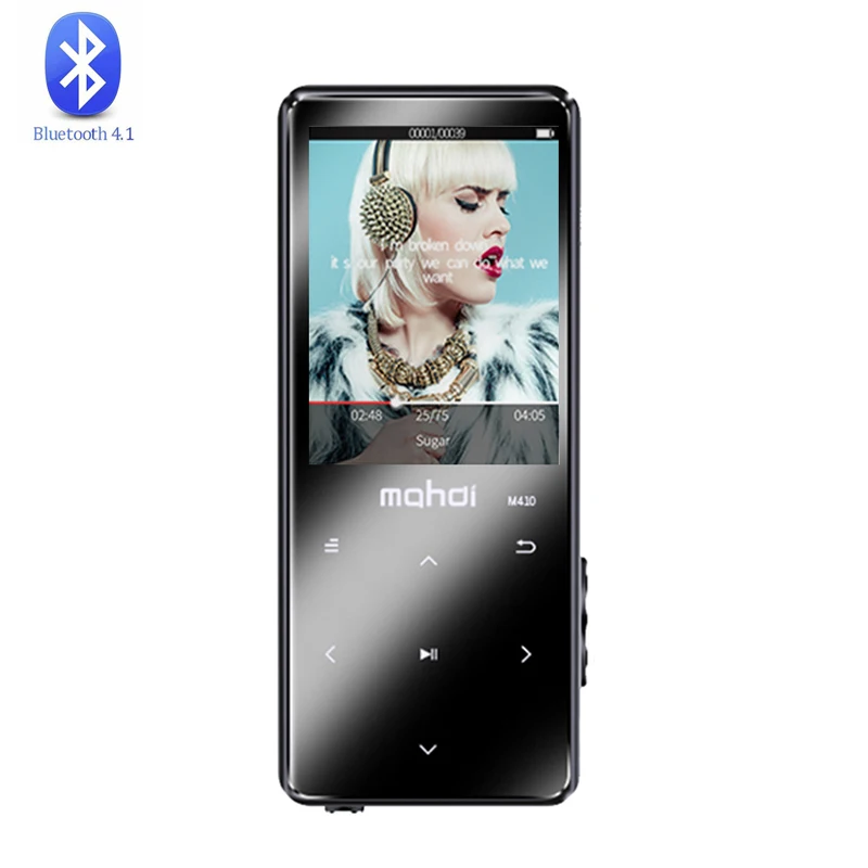 Фото 2018 Bluetooth4.1 MP3-плеер 2 4 дюйма HD ЖК-дисплей 8 ГБ портативный MP3 музыкальный плеер с