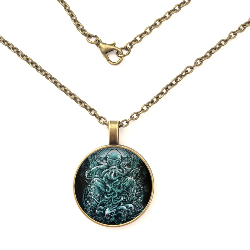 New Arrive Kraken Cthulhu Chain Pendant Necklace Cabochon Vintage Long Sliver Chain Statement Necklace Fine Jewelry
New Arrive Kraken Cthulhu Chain Pendant Necklace Cabochon Vintage Long Sliver Chain Statement Necklace Fine Jewelry