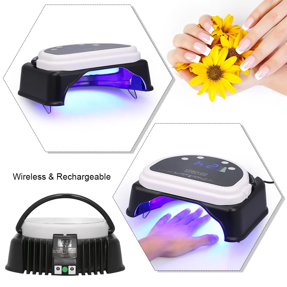 64W LED Nail Dryer Lamp Curing Machine With Lifting Handle LCD Screen Nail Lamp Powerful Nail Polish Gel Dryer Salon Tool
64W LED Nail Dryer Lamp Curing Machine With Lifting Handle LCD Screen Nail Lamp Powerful Nail Polish Gel Dryer Salon Tool
