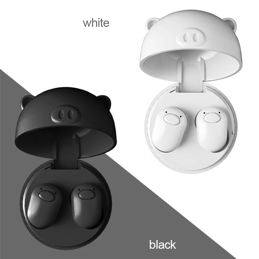 IToncs TWS Earbuds V5.0 True Wireless Bluetooth Headset Cute Pig Mini Earphone with Charging Box Case Bluetooth 5.0 Earphones
IToncs TWS Earbuds V5.0 True Wireless Bluetooth Headset Cute Pig Mini Earphone with Charging Box Case Bluetooth 5.0 Earphones