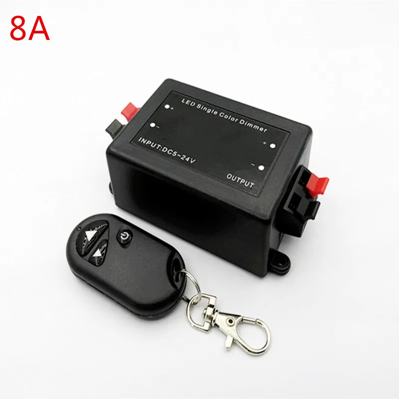 1CH LED Dimmer DC12V-24V 8A 20A 30A 3Key LED Single Color Dimmers Controller with RF Wireless Remote for Single Color LED Strip
1CH LED Dimmer DC12V-24V 8A 20A 30A 3Key LED Single Color Dimmers Controller with RF Wireless Remote for Single Color LED Strip