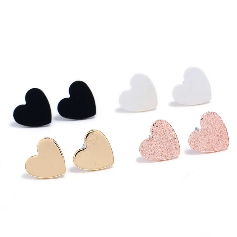 Hesiod 4pairs/Sets Heart Earrings Stud Set Fashion Wedding Jewelry Stainless Steel Metal Earrings for Women Chic Brincos
Hesiod 4pairs/Sets Heart Earrings Stud Set Fashion Wedding Jewelry Stainless Steel Metal Earrings for Women Chic Brincos