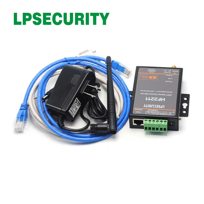 Lpsecure HF2211 серия портов RJ45 RS232 485 422 в Ethernet /Wi Fi конверсионный сервер|port rj45|port rs232port