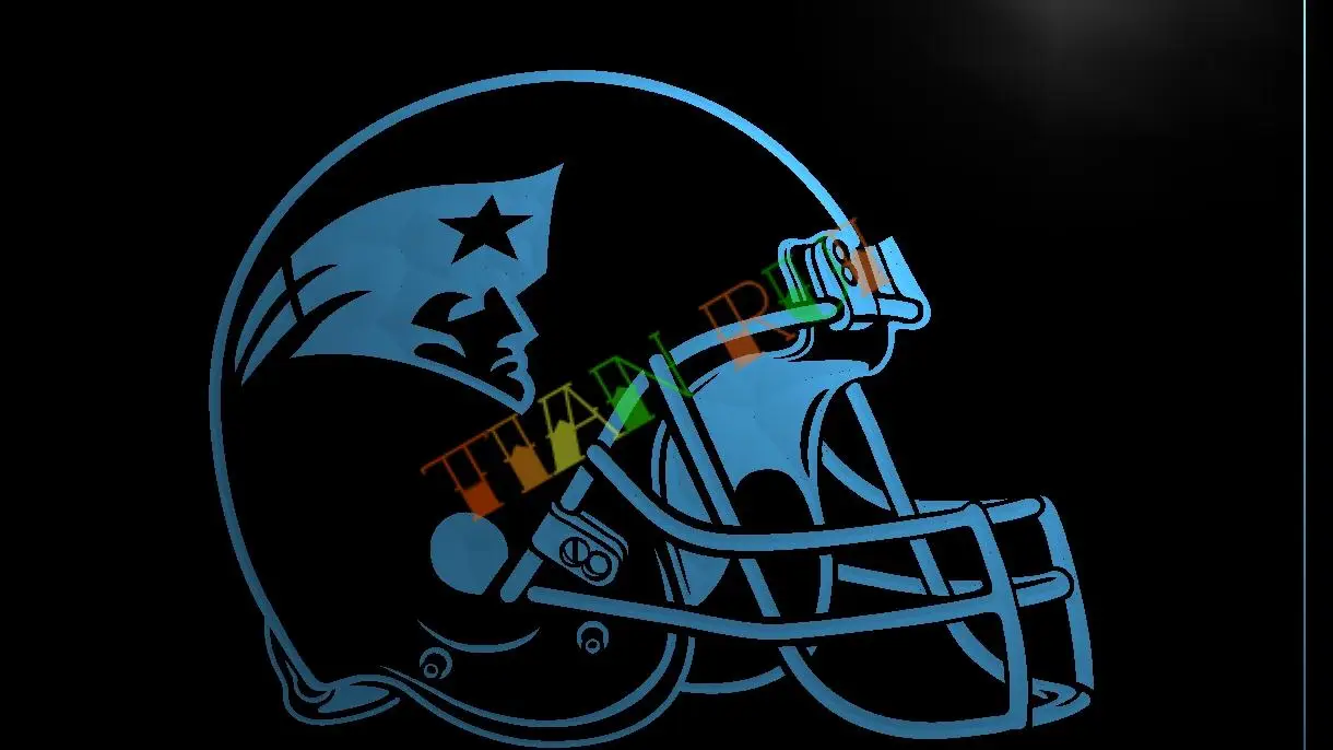 LA246- England Patriot Helmet LED Neon Light Sign home decor crafts