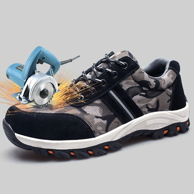 Camouflage Men's Work Safety Boots Steel Toe Shoes Indestructible Shoes Night Reflective Work Sneakers Men Work Safety Shoes
Camouflage Men's Work Safety Boots Steel Toe Shoes Indestructible Shoes Night Reflective Work Sneakers Men Work Safety Shoes
