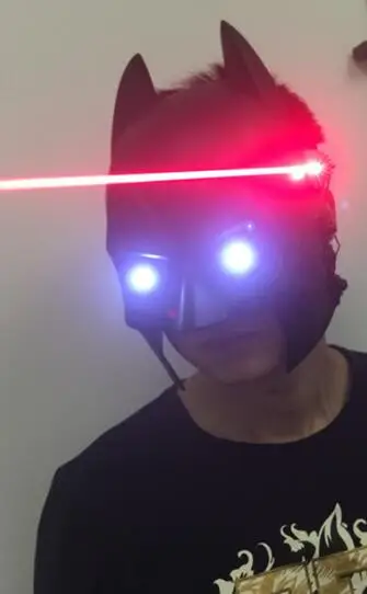 Nightclub bar performance props Laser light mask laser LED Batman mask laser light
Nightclub bar performance props Laser light mask laser LED Batman mask laser light