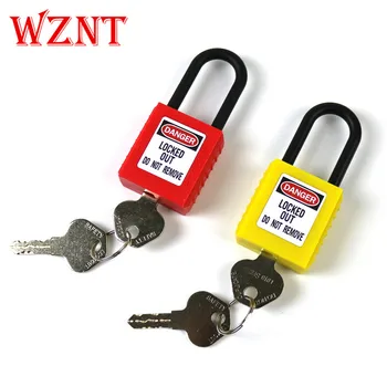 NT-SP38C Engineering Plastic Insulation Padlock Safety Lockout Tag Lock Loto Energy Isolation Lock With 2 Unique Key
NT-SP38C Engineering Plastic Insulation Padlock Safety Lockout Tag Lock Loto Energy Isolation Lock With 2 Unique Key