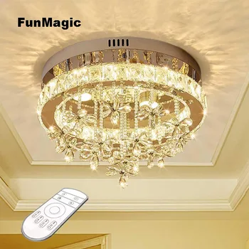 Romantic Modern LED Clear Crystal Ceiling Light Fixture Aisle Chandelier Bedroom Pendant Lamp Hallway Entrance Dimming Lighting
Romantic Modern LED Clear Crystal Ceiling Light Fixture Aisle Chandelier Bedroom Pendant Lamp Hallway Entrance Dimming Lighting
