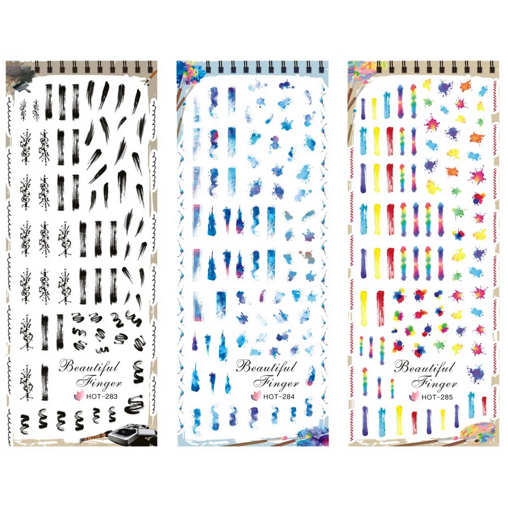 3 PACKS / LOT ABTRACT PAINTING GRAFFITI NAIL TATTOOS STICKER WATER DECAL NAIL ART HOT283-285
3 PACKS / LOT ABTRACT PAINTING GRAFFITI NAIL TATTOOS STICKER WATER DECAL NAIL ART HOT283-285