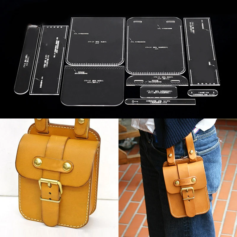 Acrylic Stencil Handmamde Shoulder Bag Template Clear Leather Pattern DIY Hobby Leathercraft Sewing pattern stencils 13x20x6cm
Acrylic Stencil Handmamde Shoulder Bag Template Clear Leather Pattern DIY Hobby Leathercraft Sewing pattern stencils 13x20x6cm