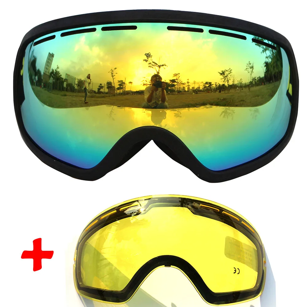 COPOZZ brand ski goggles double lens anti-fog large glasses skiing unisex snowboard goggles GOG-207+Night Grace Lens COPOZZ brand ski goggles double lens anti-fog large glasses skiing unisex snowboard goggles GOG-207+Night Grace Lens<br><br>Aliexpress