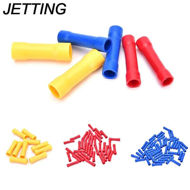 Wholesale 100pcs Insulated Straight Wire Butt Connector Electrical Crimp Terminals 3 Colors Hot Sale
Wholesale 100pcs Insulated Straight Wire Butt Connector Electrical Crimp Terminals 3 Colors Hot Sale
